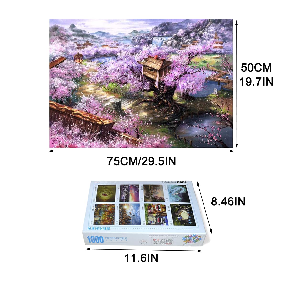 Amazon.co.jp: パズル 1000ピース ジグソーパズル 大人用 29.5 x